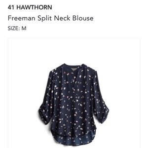 ✨ Like New ✨Navy Blue Blouse